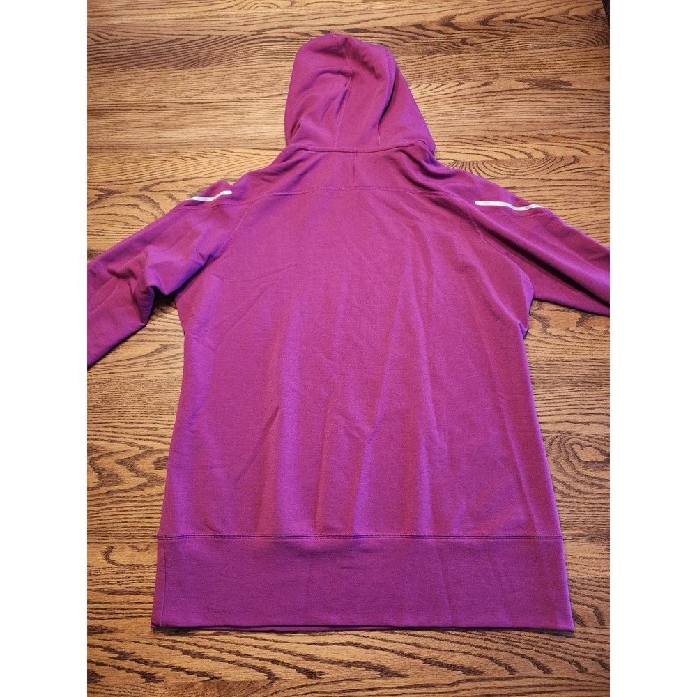 Nike Dri-Fit Hoodie Womens XL Magenta Pink Wool Blend Running‎ Sweatshirt - Picture 5 of 11